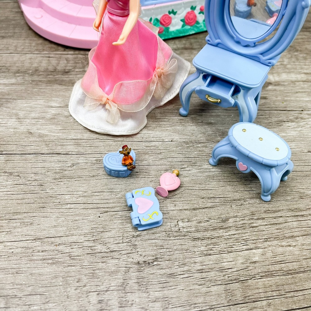Disney Princess Cinderella Magic Dance Ballroom Playset Prince Charming Vanity - Picture 2 of 16